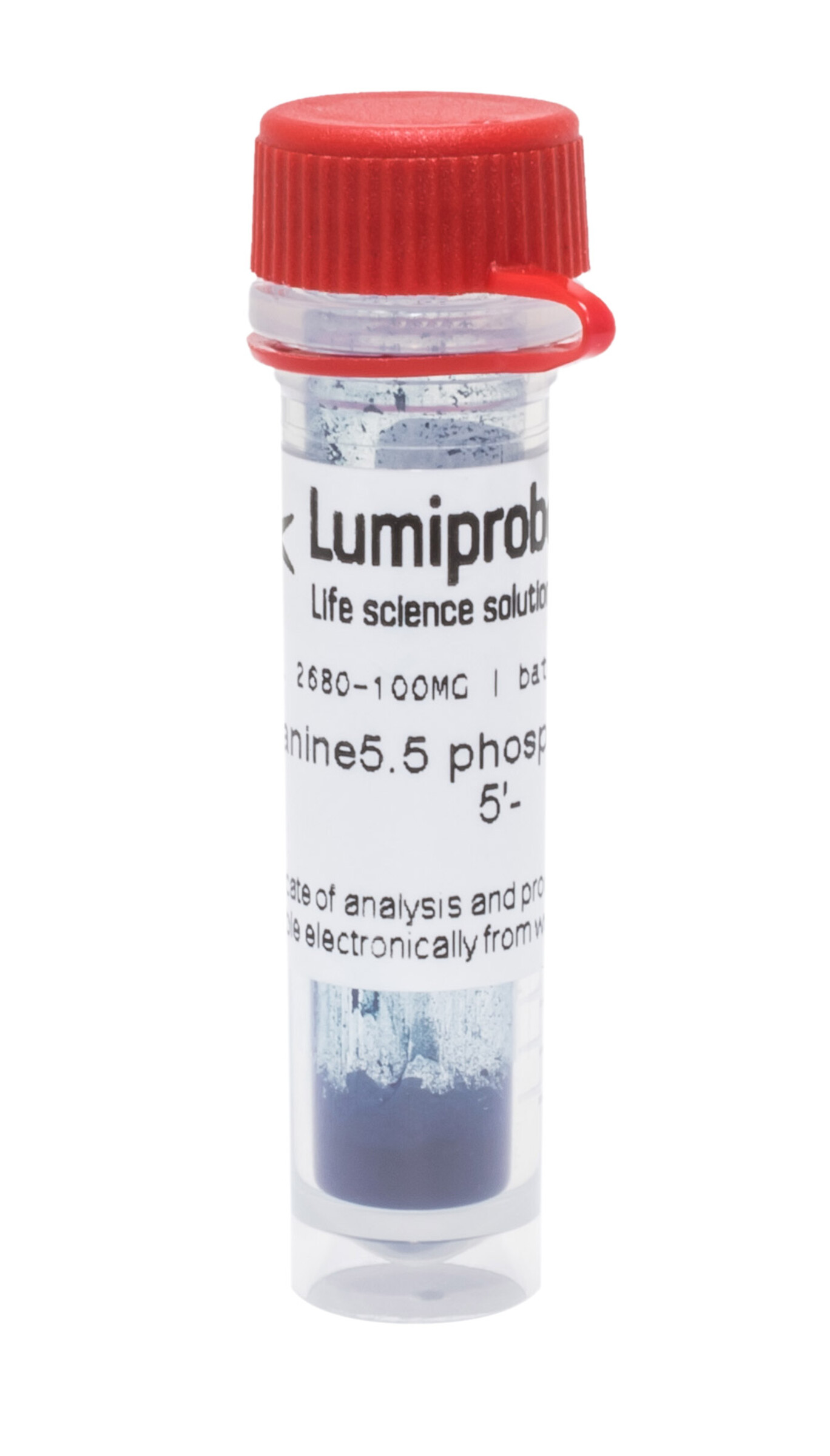 Cyanine phosphoramidites: Thuốc nhuộm cyanine photphoramidites để tổng hợp oligo biến đổi đầu 5'. 1 Cyanine55 phosphoramidite 5 terminal 2