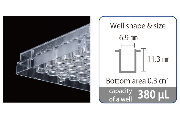 ĐĨA NUÔI CẤY TẾ BÀO 96 GIẾNG, WASTON BIO LAB (197-96CIPS) 3 culture plate22 edited
