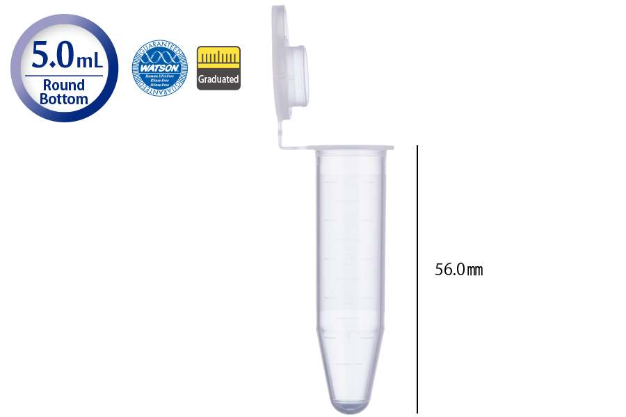 Microcentrifuge Tubes (5 mL) 1 06 50tube04