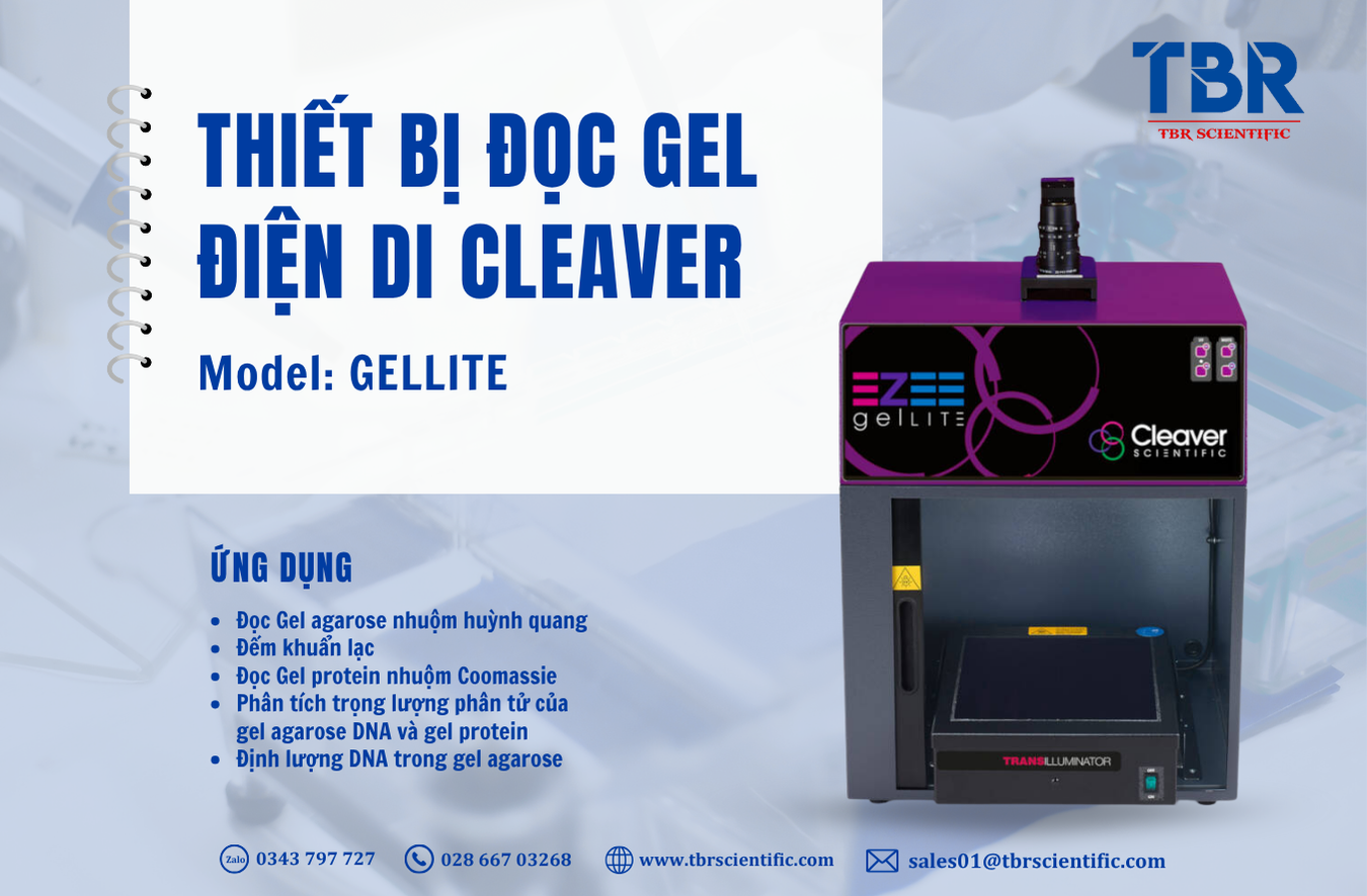 CÔNG NGHỆ LED BLUE /GREEN TRONG VIỆC PHÁT HIỆN DNA 2 WEB THIET BI DOC GEL DIEN DI CLEAVER